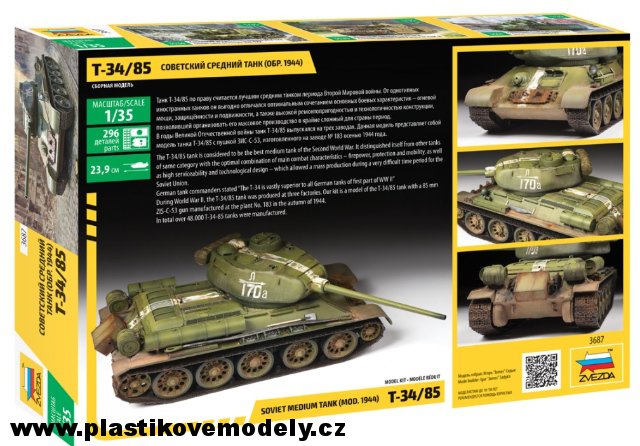 Soviet Medium Tank T-34/85 (Zvezda 1:35) 