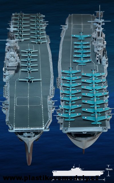 USS Enterpise CV-6 (Academy 1:700) 