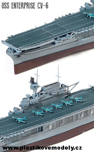 USS Enterpise CV-6 (Academy 1:700) 