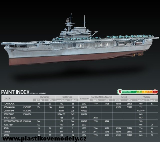 USS Enterpise CV-6 (Academy 1:700) 
