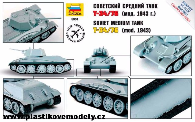 Tank T-34/76 (Zvezda 1:72) 