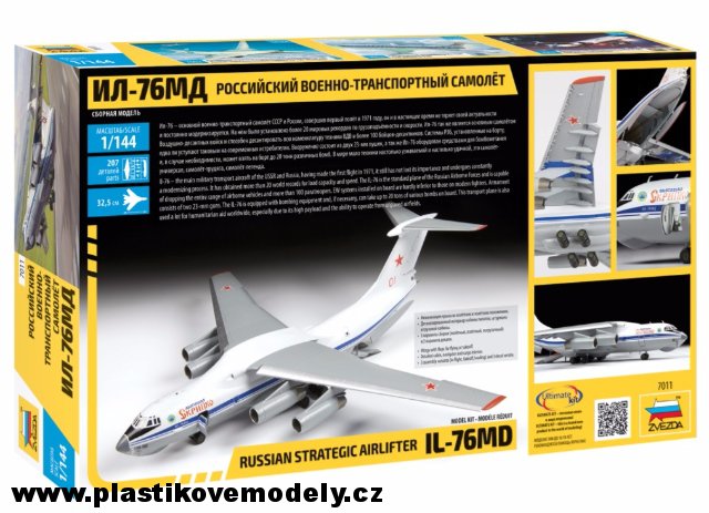 Russian strategic airlifter IL-76MD (Zvezda 1:144) 