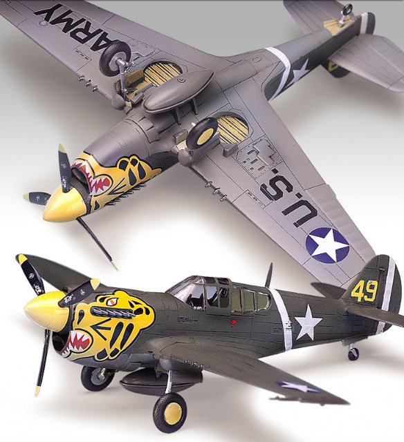P-40E Warhawk (Academy 1:72) 