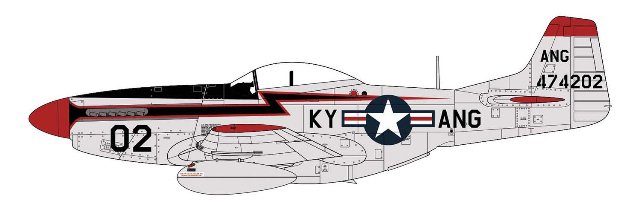 North American F-51D Mustang (Airfix 1:72) 