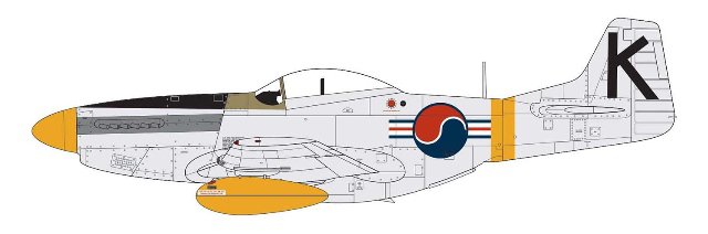 North American F-51D Mustang (Airfix 1:72) 