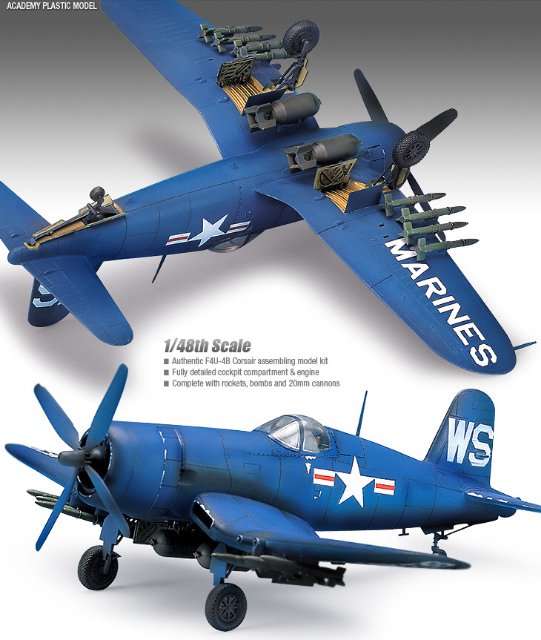 F4U-4B Corsair (Academy 1:48) 