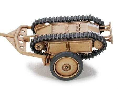 Kettenkraftrad w-Cart+Goliath (Tamiya 1:48) 