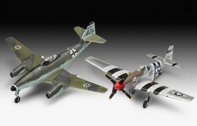 Me262 & P-51B (Revell 1:72) 