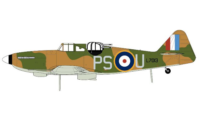 Boulton Paul Defiant (Airfix 1:72) - nová forma 