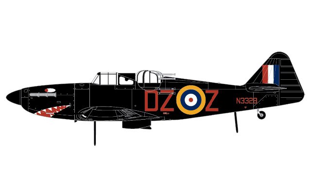 Boulton Paul Defiant (Airfix 1:72) - nová forma 