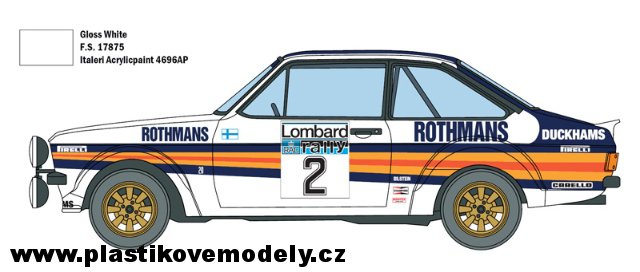 Ford Escort RS1800 MK.II Lombard RAC Rally (Italeri 1:24) 