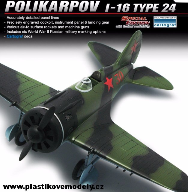 POLIKARPOV I-16 Type 24 (Academy 1:48) 