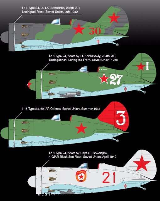 POLIKARPOV I-16 Type 24 (Academy 1:48) 