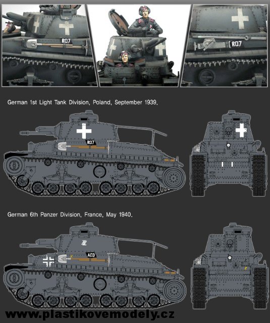 Pz.bef.wg.35(t) German Command Tank (Academy 1:35) 