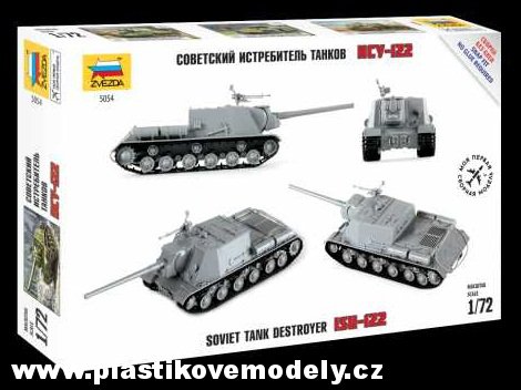 Soviet Tank Destroyer ISU-122 (Zvezda 1:72) 