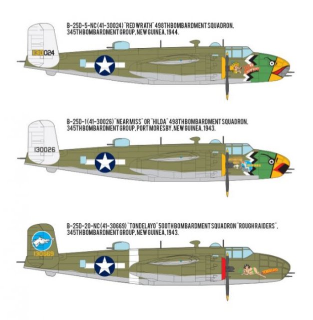 North American B-25D Mitchell, Pacific Theatre (Academy 1:48) 