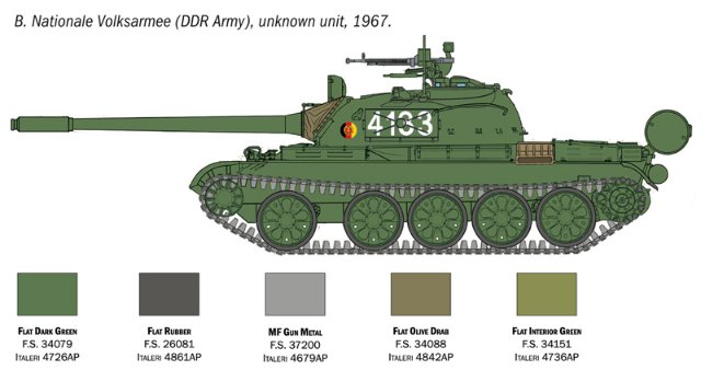 Tank T-55 A (Italeri 1:72) 