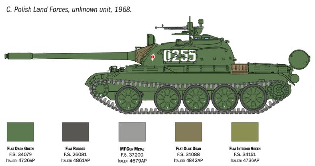Tank T-55 A (Italeri 1:72) 