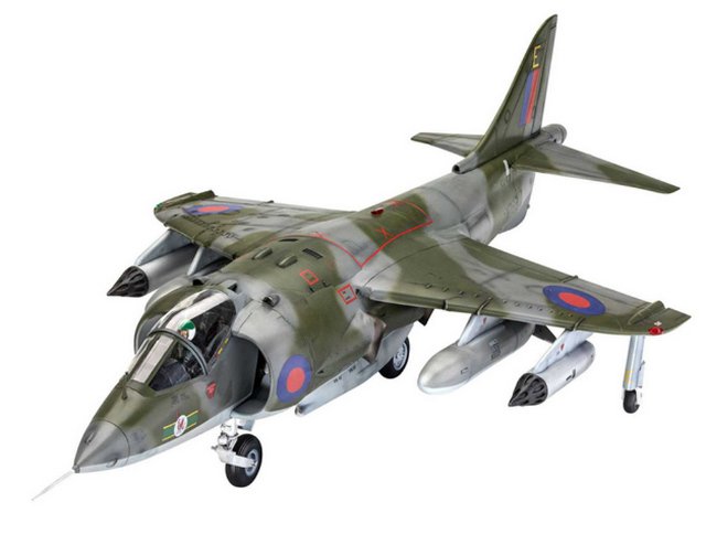 Gift-Set letadlo Harrier GR.1 (Revell 1:32) 