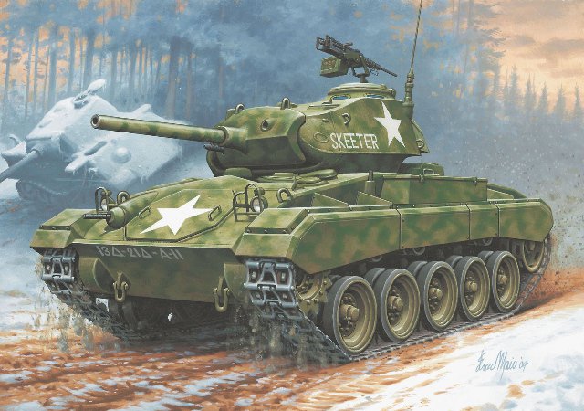 Tank M24 Chaffee (Revell 1:76)