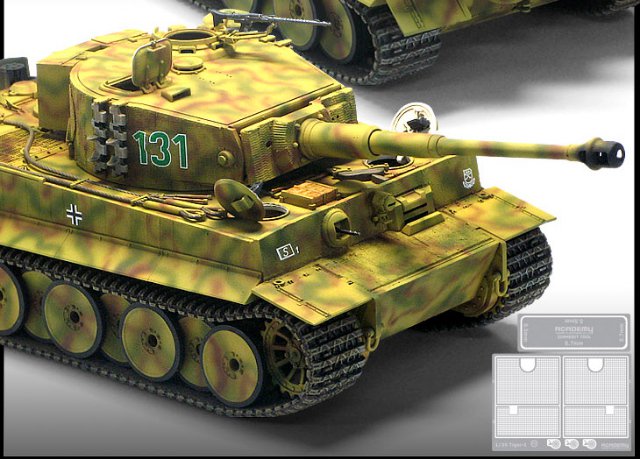 Tiger I Mid. 70th Anniversary (Academy 1:35) 