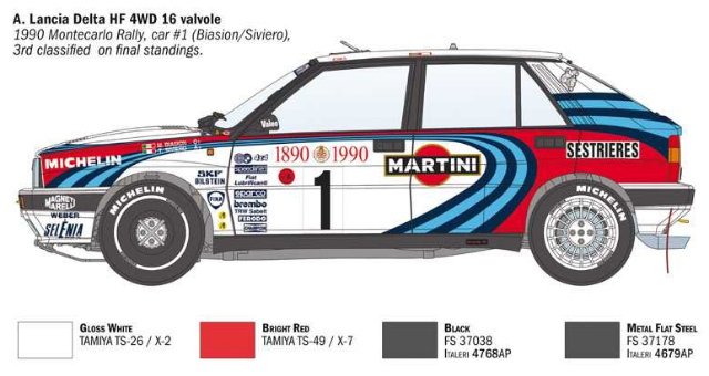 Lancia Delta HF Integrale (Italeri 1:12) 