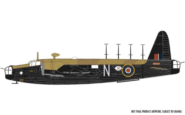 Letadlo Vickers Wellington Mk.VIII (Airfix 1:72)