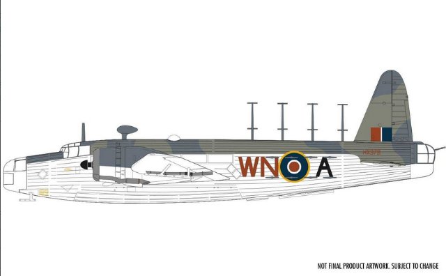 Letadlo Vickers Wellington Mk.VIII (Airfix 1:72)