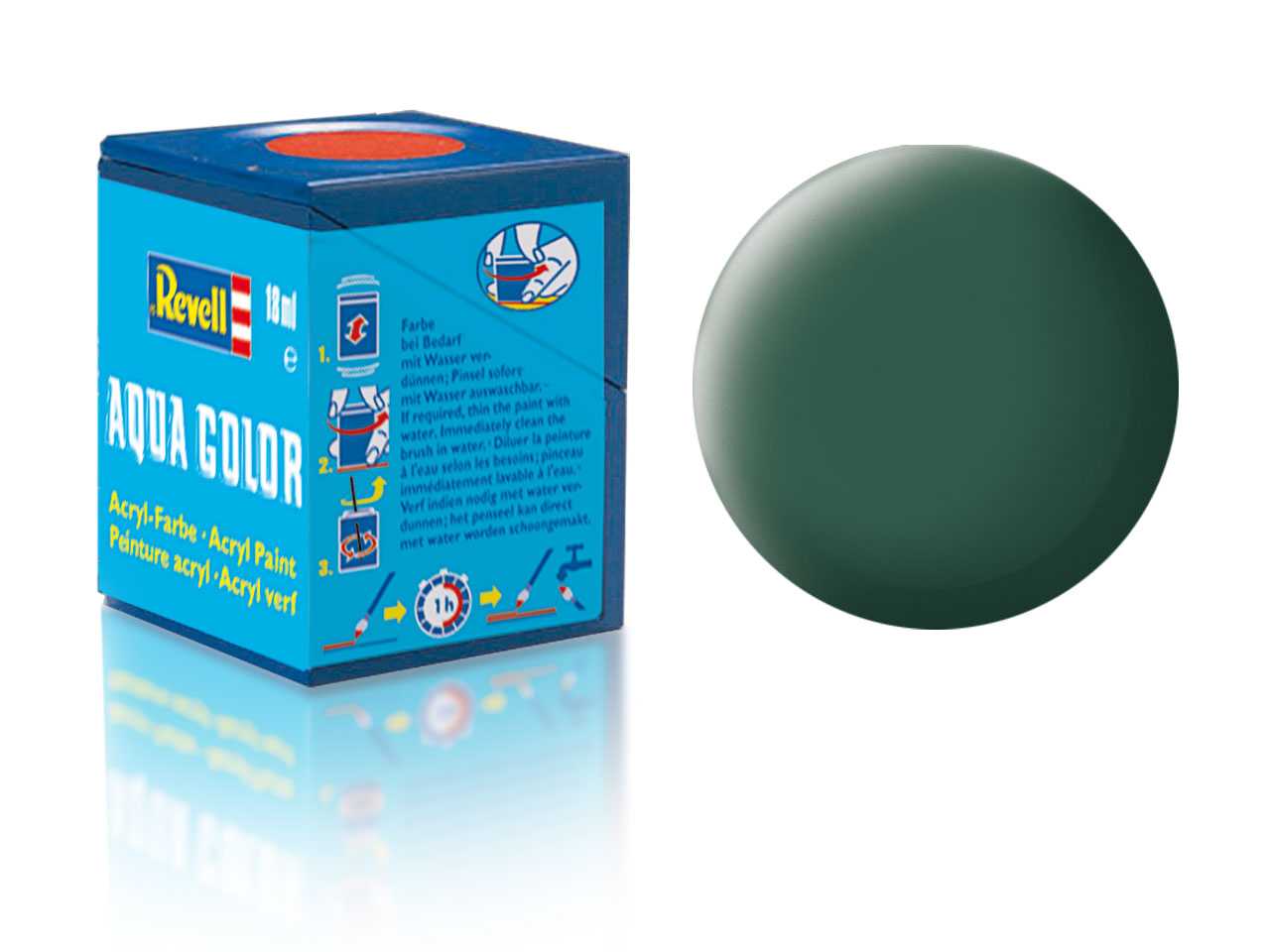 36139 - AQ Zelená tmavá 18ml (Dark Green) 39