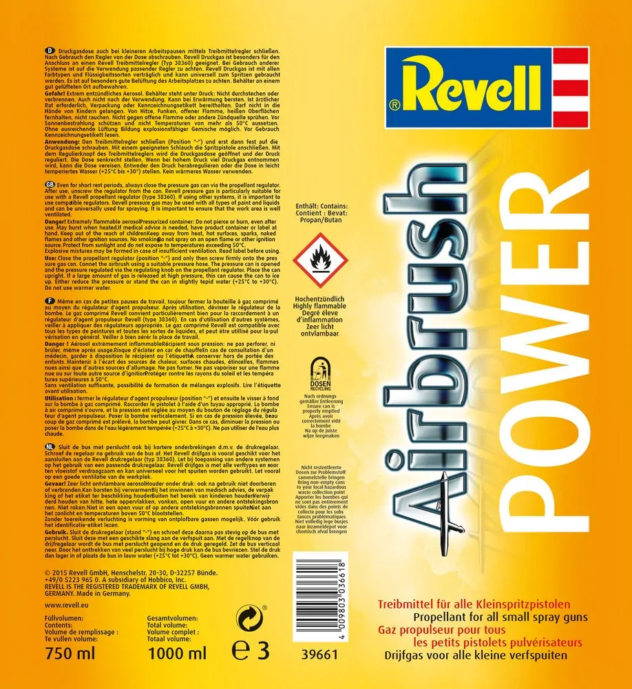 39661 - Airbrush Power - 750ml