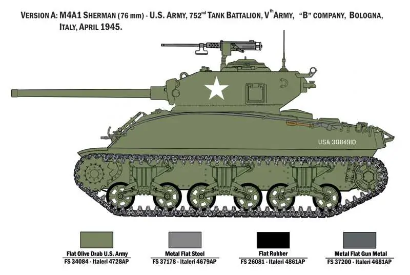M4A1 Sherman with U.S. Infantry (Italeri 1:35) 