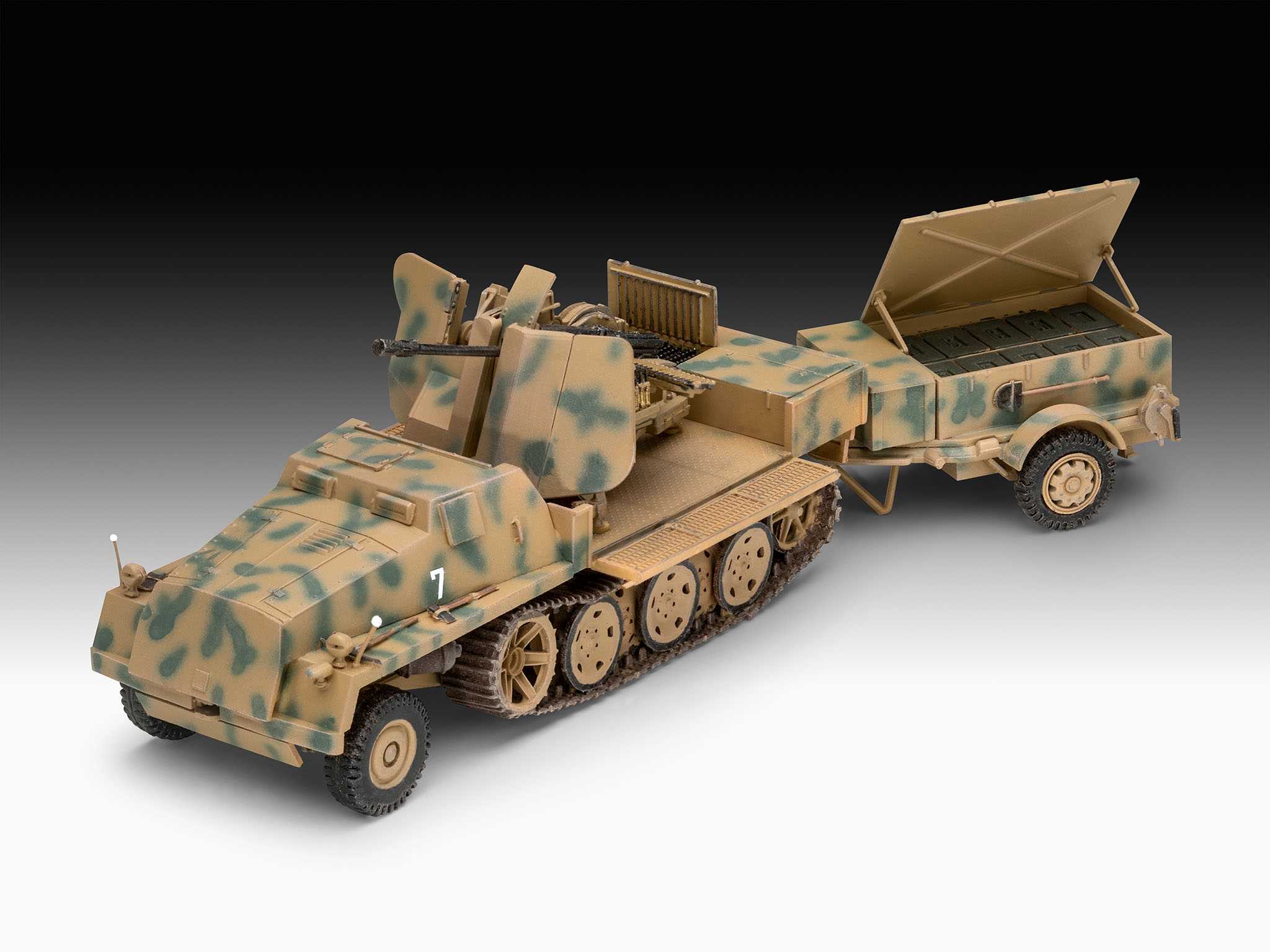 sWS mit Flak-Aufbau als Sfl. mit 3,7cm Flak 43 (Revell 1:72)