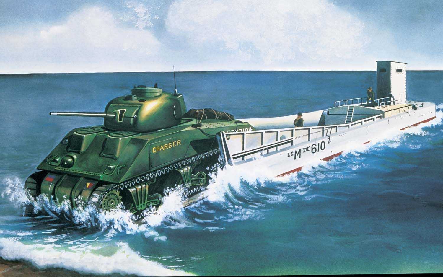 LCM3 & Sherman Tank (Airfix 1:76)