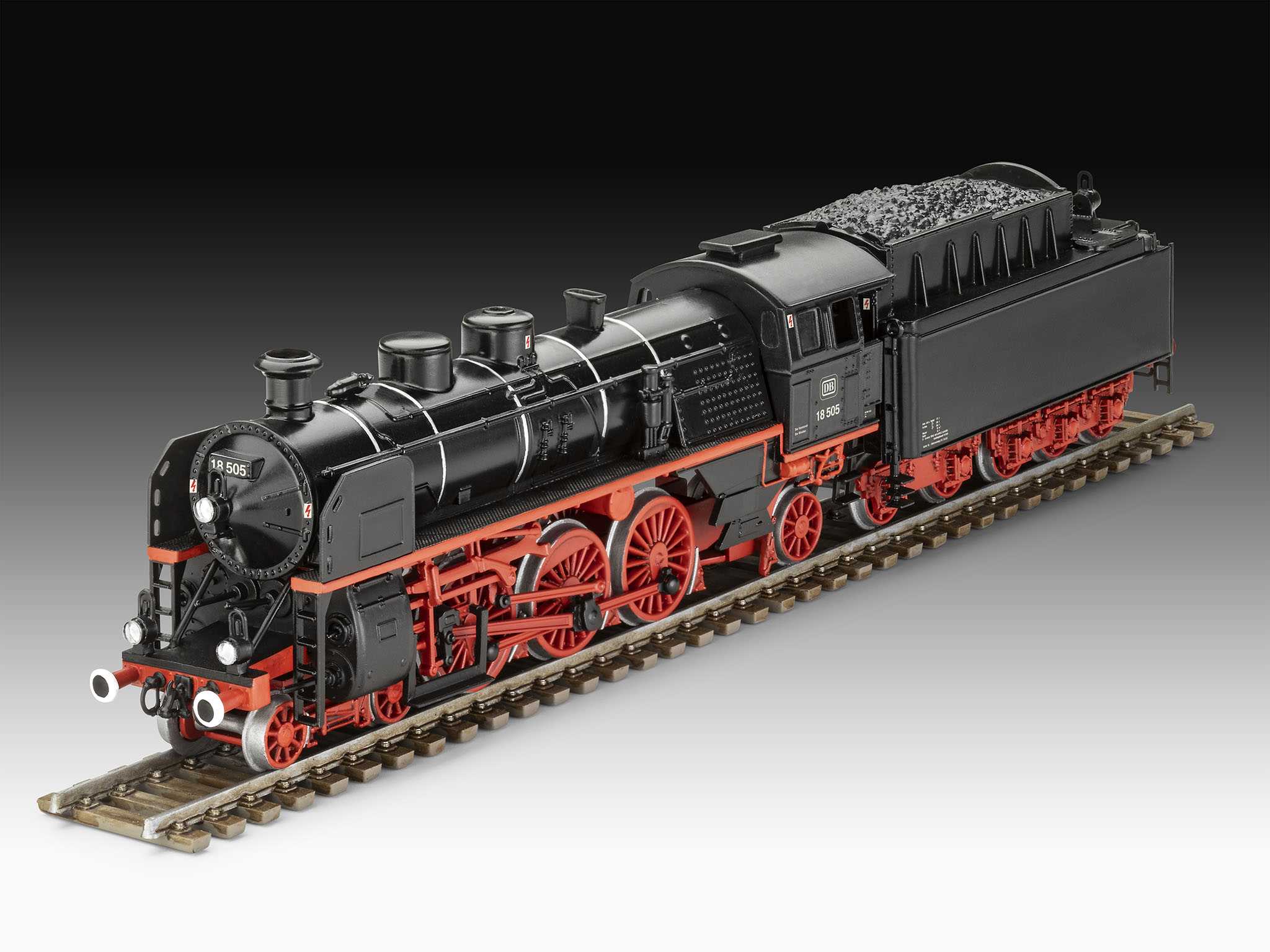 Express Locomotive BR 18 505 with Tender 2'3' T38 (1:87)