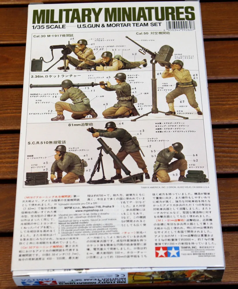 US Machine Gun-Mortar Team (Tamiya 1:35) 