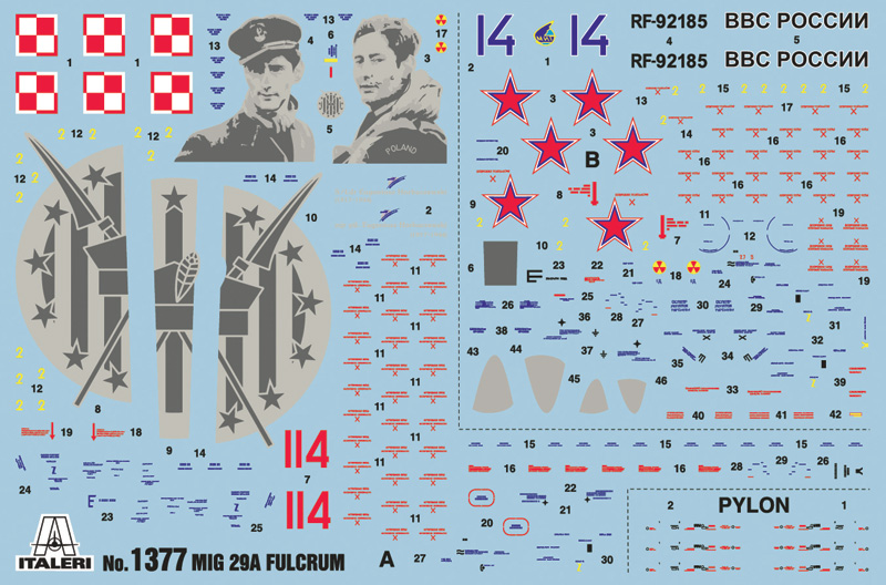 MIG 29 FULCRUM (Italeri 1:72) 