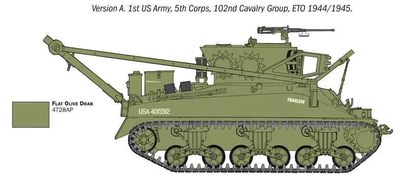 M32B1 ARMORED RECOVERY VEHICLE (Italeri 1:35) 
