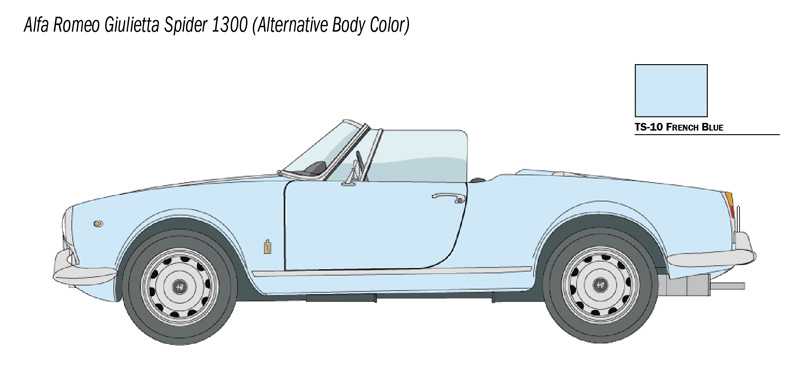 ALFA ROMEO GIULIETTA SPIDER 1300 (Italeri 1:24)