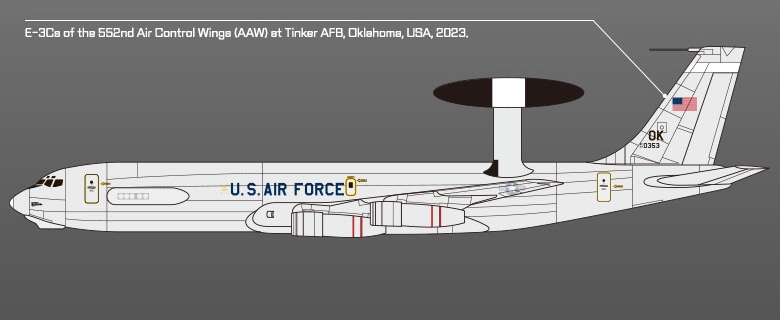 USAF E-3G Sentry"AEW&C" (Academy 1:144)