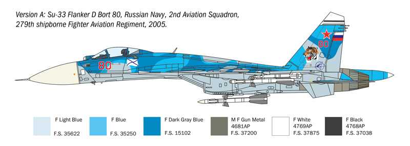SUKHOI SU-27 D "SEA FLANKER" (1:72)