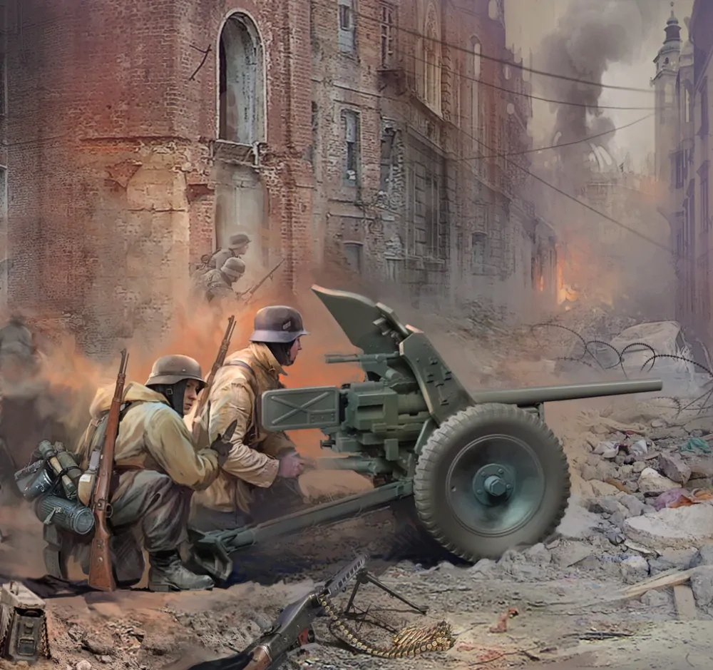 German Gun Pak-36 with Crew (Zvezda 1:72) 