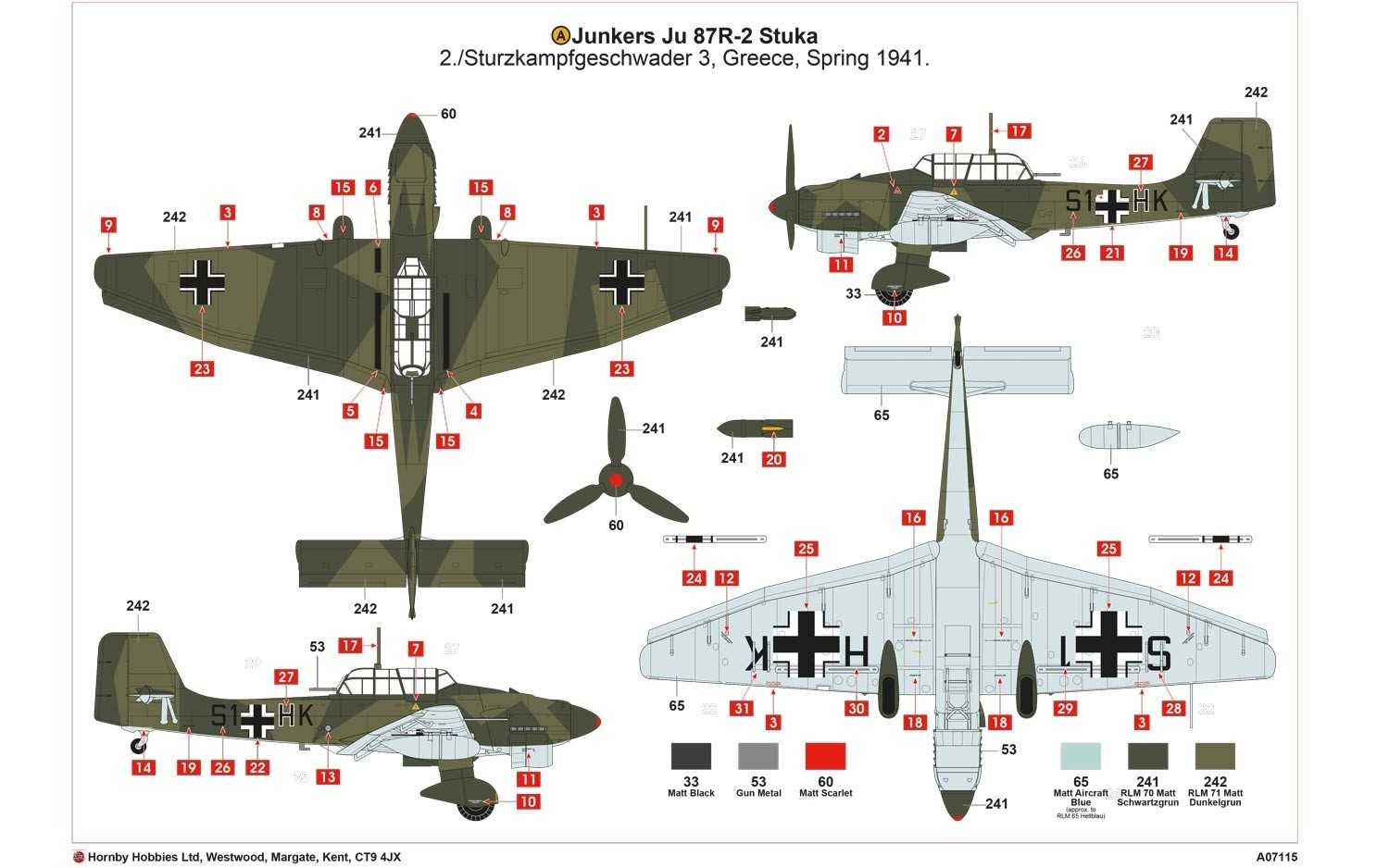 Junkers JU87B-2-R-2 (Airfix 1:48) 