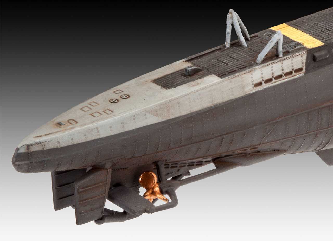 German Submarine Type VII C-41 (Revell 1:350) 