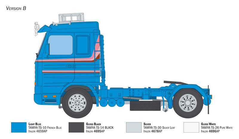 Scania R143 M500 Streamline 4x2 (Italeri 1:24)