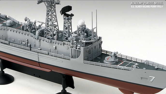 U.S. OLIVER HAZARD PERRY FFG-7 (Academy 1:350) 