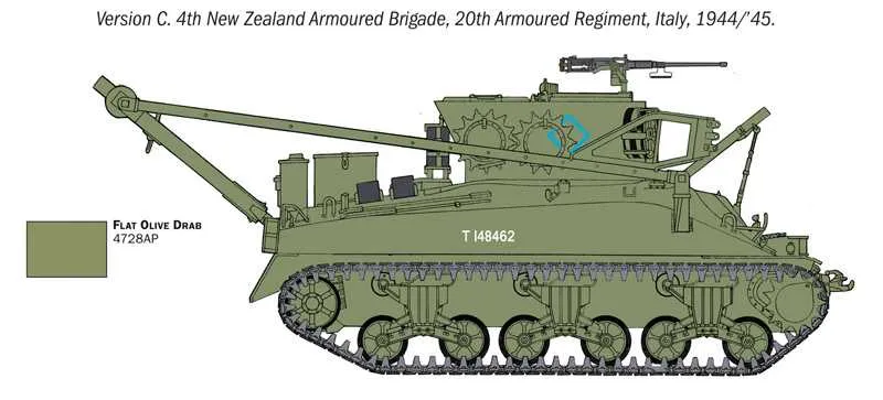 M32B1 ARMORED RECOVERY VEHICLE (Italeri 1:35) 