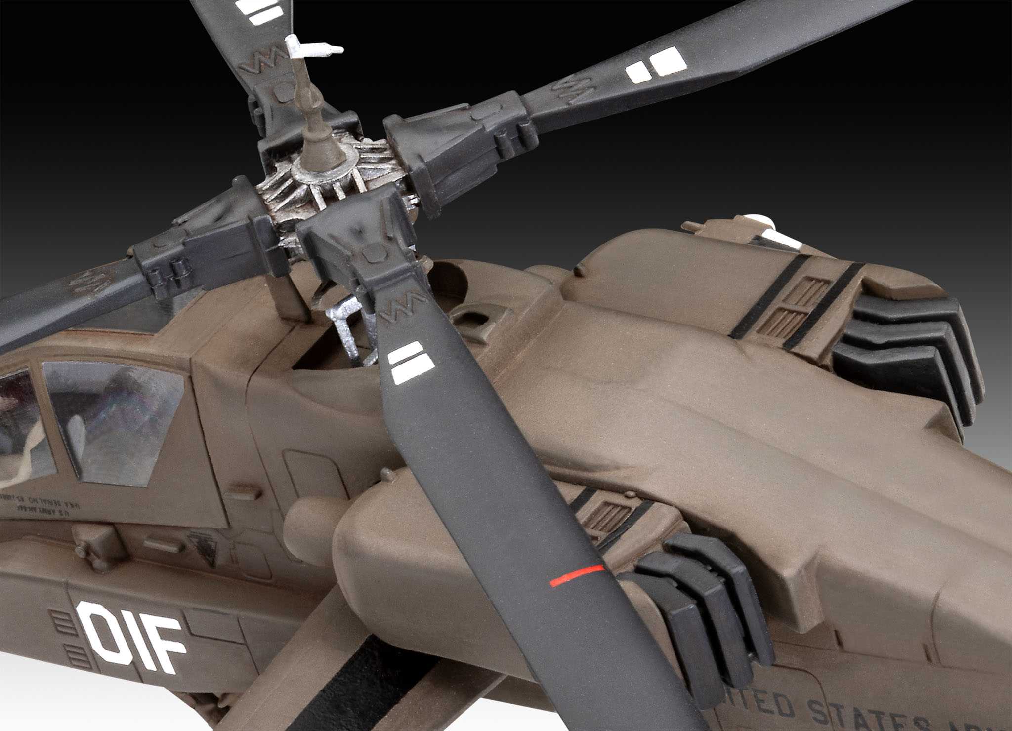 Set Vrtulníku AH-64A Apache (Revell 1:72)
