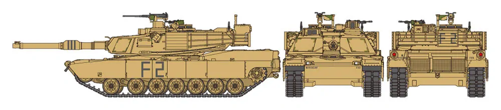 M1A2 Abrams (Měřítko 1:48)