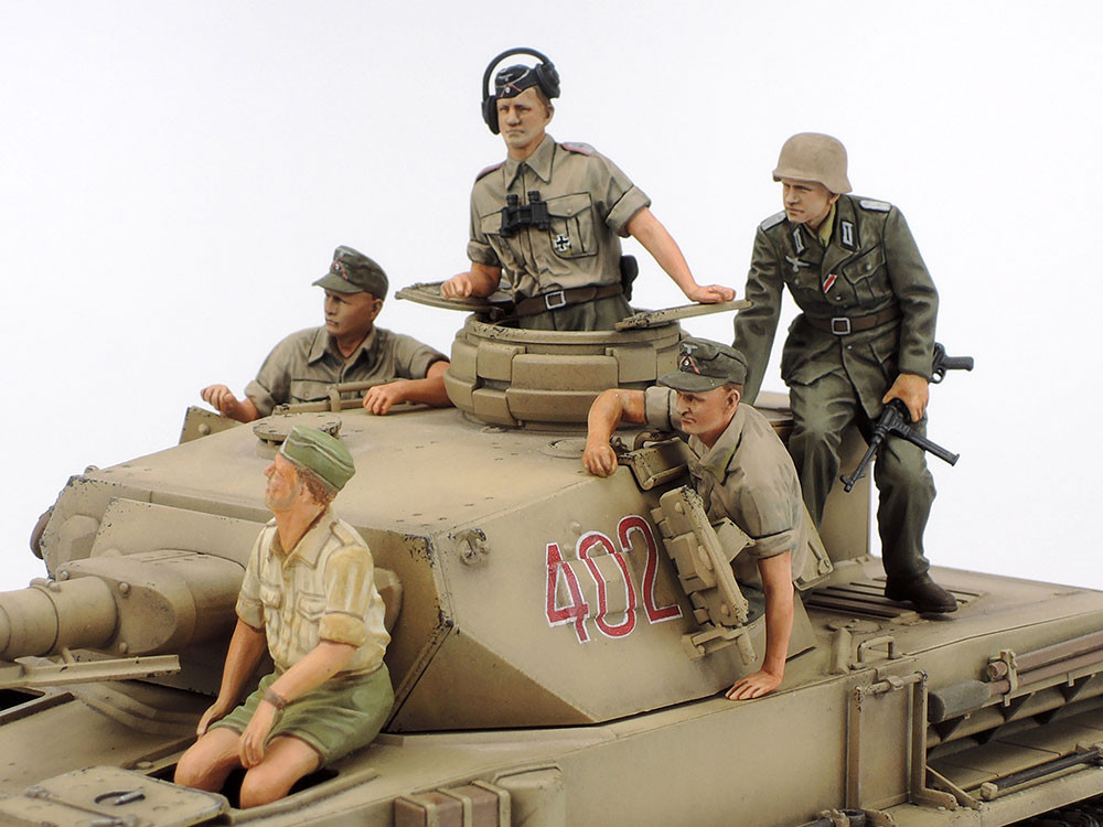 Pz.IV.F & Motorcycle N.Africa (Tamiya 1:35)