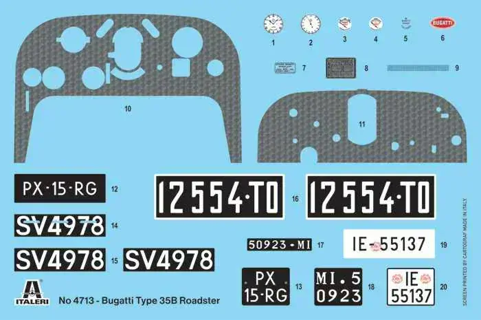 Bugatti 35 B Roadster (Italeri 1:12)